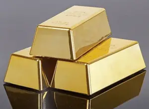 three gold bricks used for golden rules of accounting