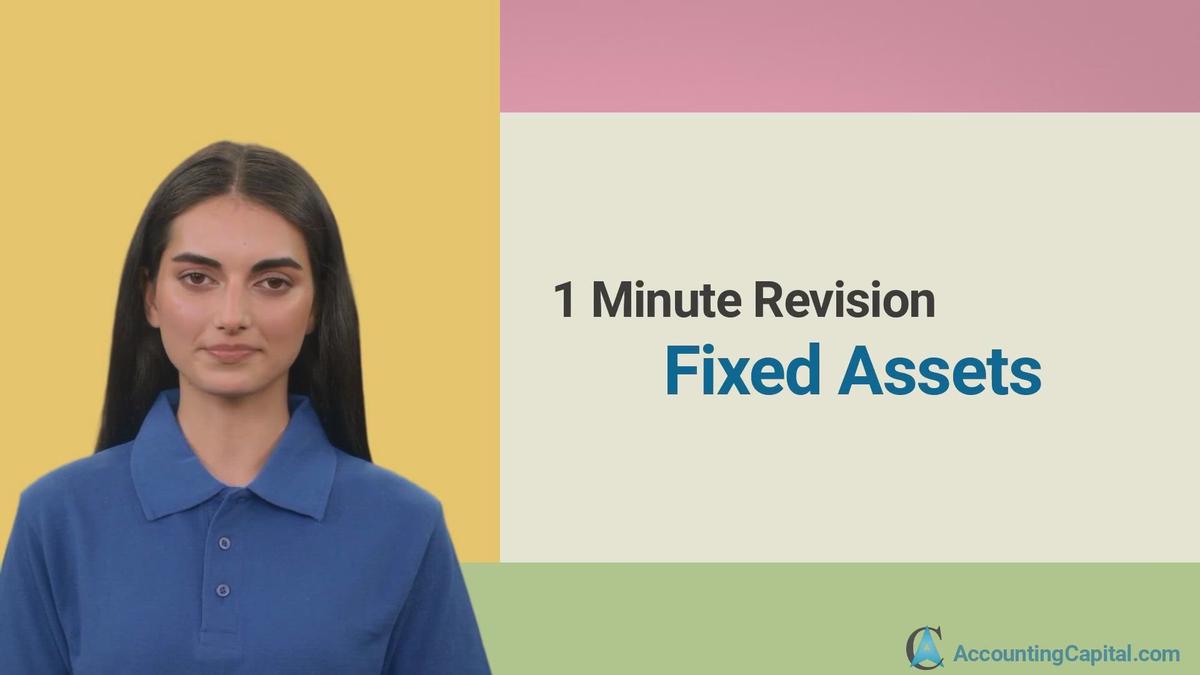 'Video thumbnail for Fixed Assets - 1 Minute'