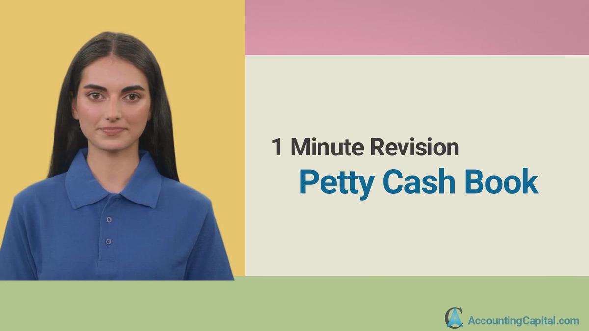 'Video thumbnail for Petty Cash Book - 1 Minute'
