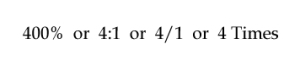 Accounting ratios 4 types