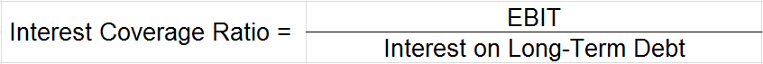 Interest Coverage Ratio