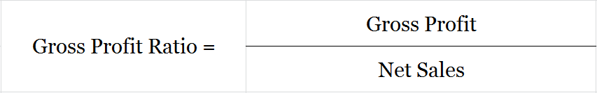 Formula Gross Profit Ratio