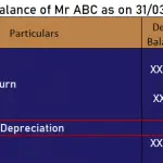 How is accumulated depreciation shown in trial balance?