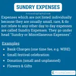 What are Sundry Expenses?