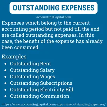 Outstanding Expenses Summary