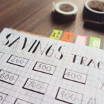 Savings tracker showing effective financial planning