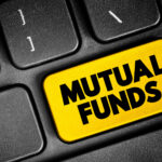 Mutual funds written on keyboard